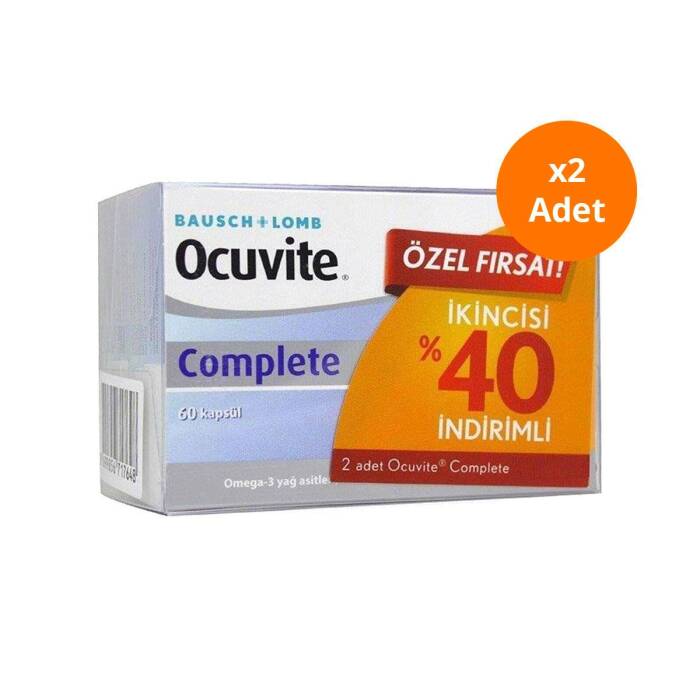 Ocuvite Complete 2'li 60 Kapsül x2 Adet - 1