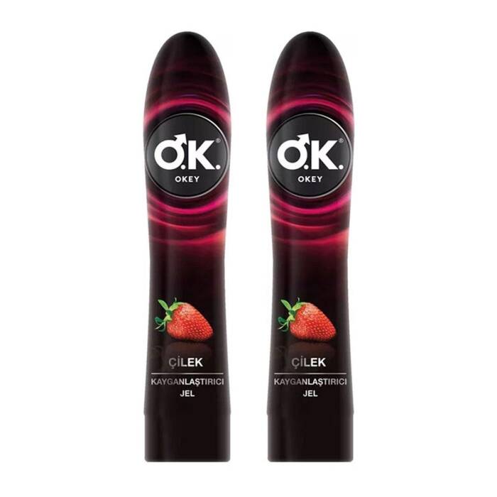 Okey Kayganlaştırıcı Jel Çilek 100 ml x2 - 1