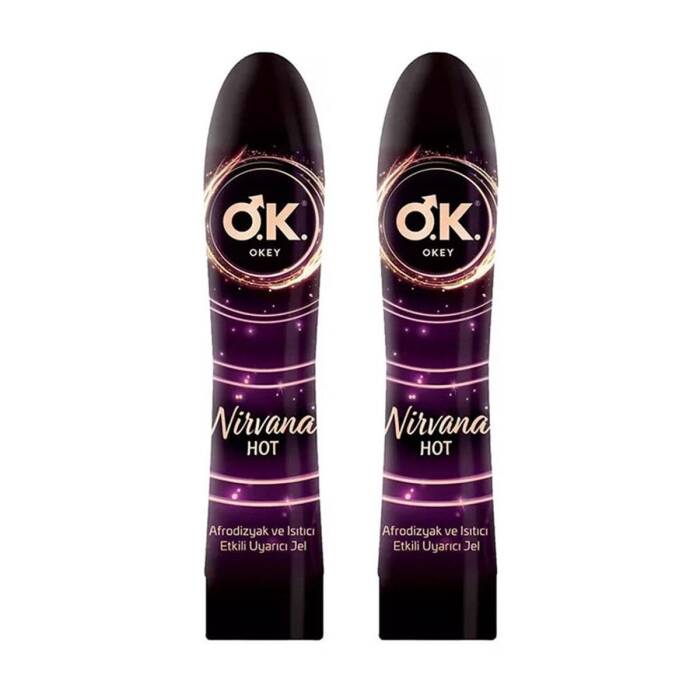 Okey Kayganlaştırıcı Jel Nirvana Hot 100 ml x2 - 1