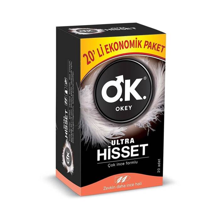 Okey Prezervatif Ultra Hisset 20'li - 1