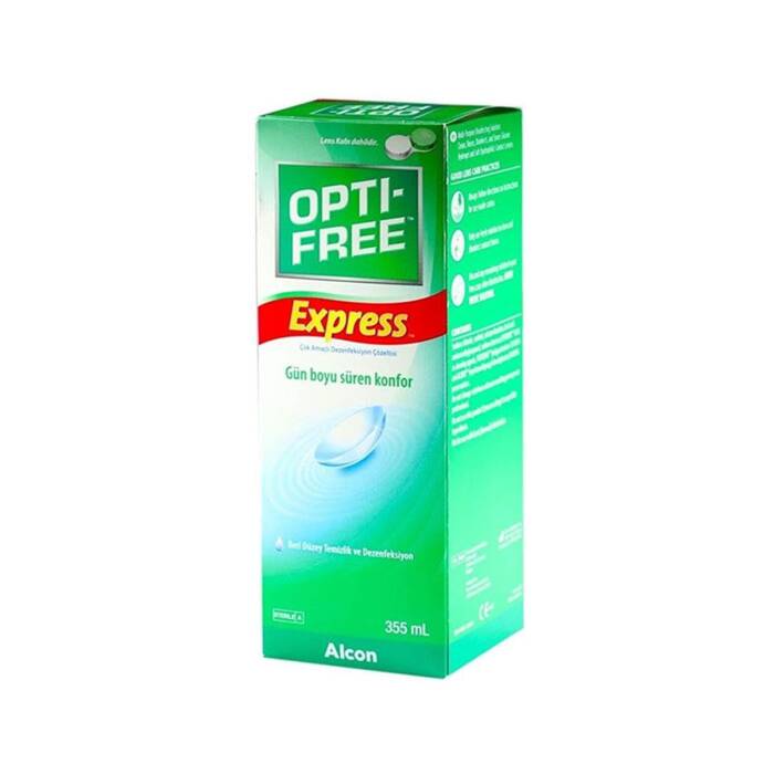 Opti-Free Express Lens Solüsyonu 355 ml - Gün Boyu Süren Konfor - 1