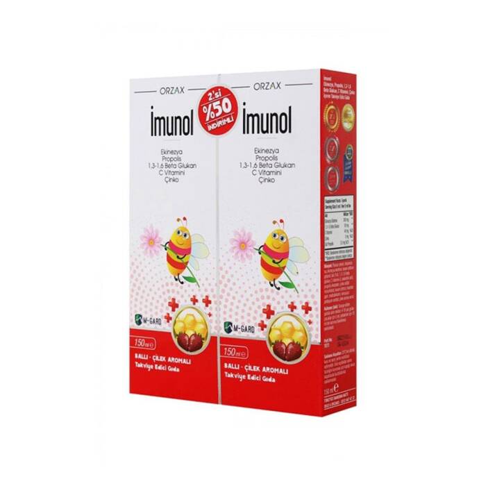 Orzax İmunol Şurup 150 ml x2 - 1