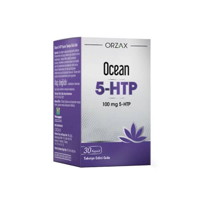 Orzax Ocean 5-HTP 100 mg 30 Kapsül - 1