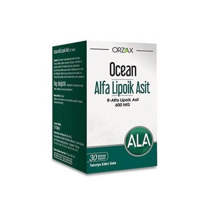 Orzax Ocean Alfa Lipoik Asit 600 mg 30 Tablet - 1