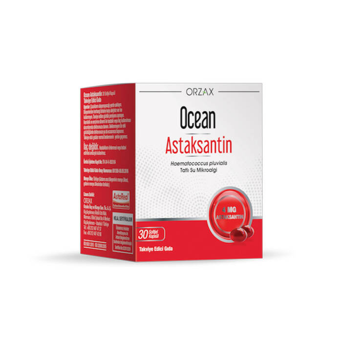 Orzax Ocean Astaksantin 30 Yumuşak Kapsül - 1