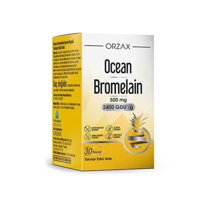 Orzax Ocean Bromelain 30 Kapsül - 1