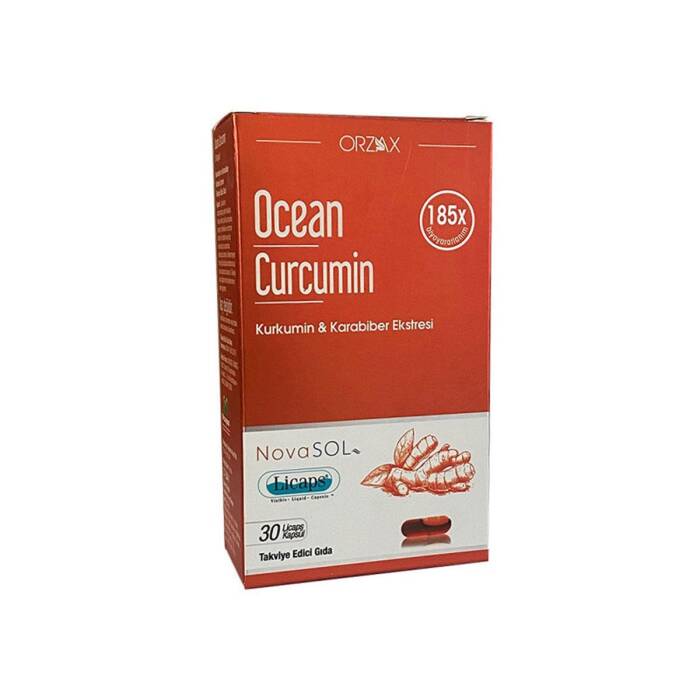 Orzax Ocean Curcumin Karabiber Ekstresi 30 Kapsül - 1