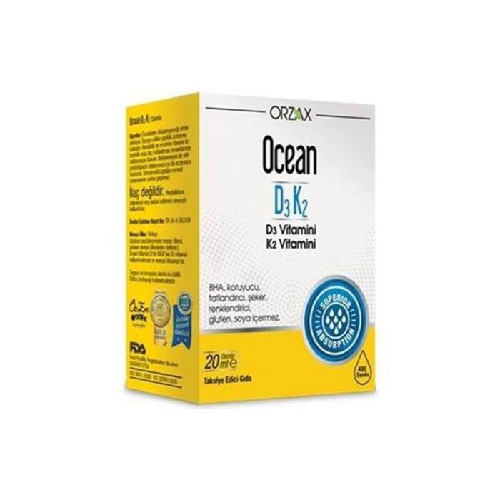 Orzax Ocean D3 K2 Damla 20 ml - 1