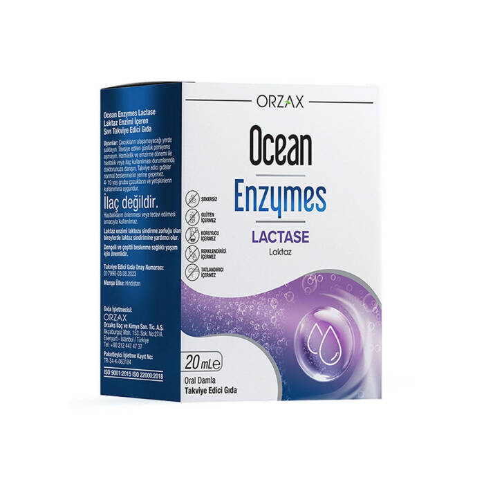 Orzax Ocean Enzymes Lactase Damla 20 ml - 1