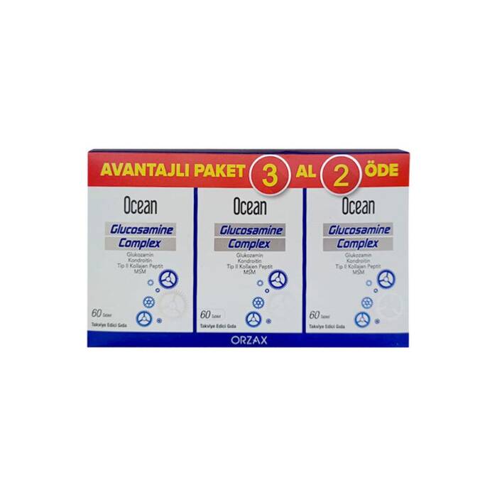 Orzax Ocean Glucosamine Complex 60 Tablet - 3 Al 2 Öde - 1