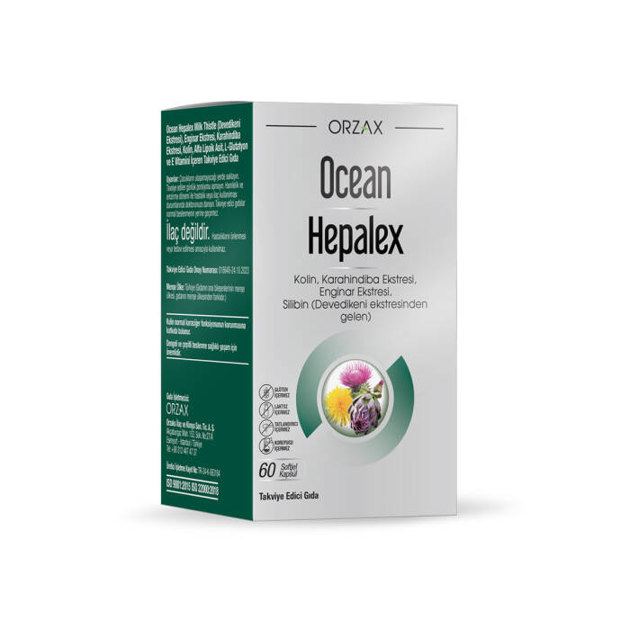 Orzax Ocean Hepalex 60 Yumuşak Kapsül - 1