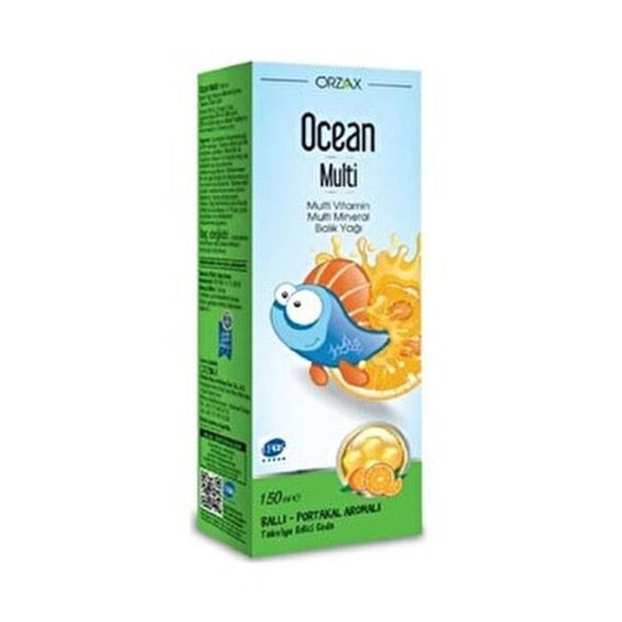 Orzax Ocean Multi Ballı Portakal Aromalı Şurup 150 ml - 1