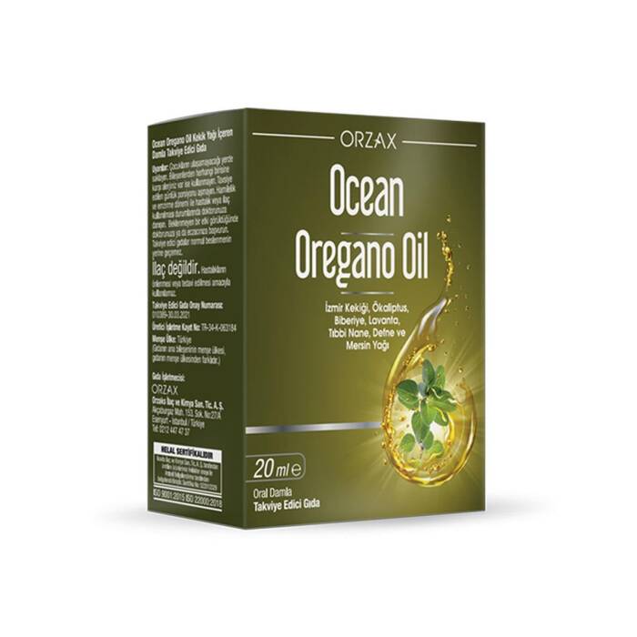 Orzax Ocean Oregano Oil Damla 20 ml - 1