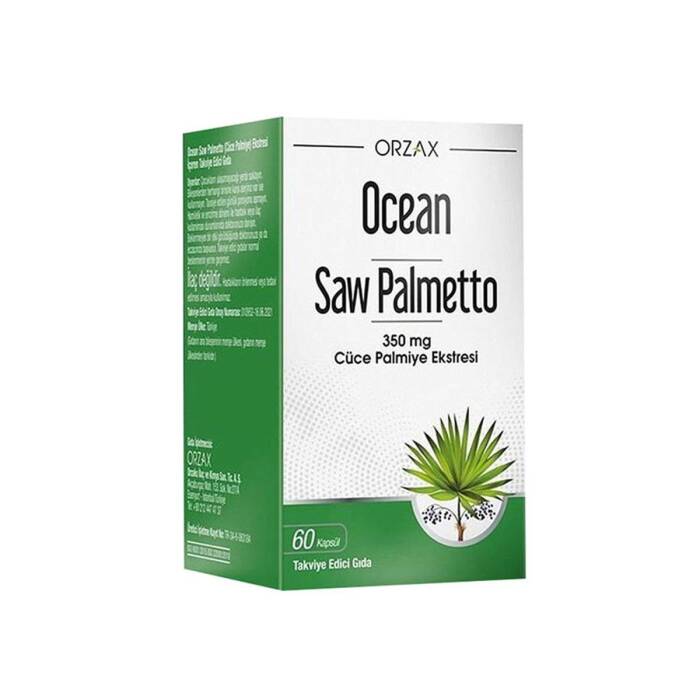 Orzax Ocean Saw Palmetto 350 mg 60 Kapsül - 1