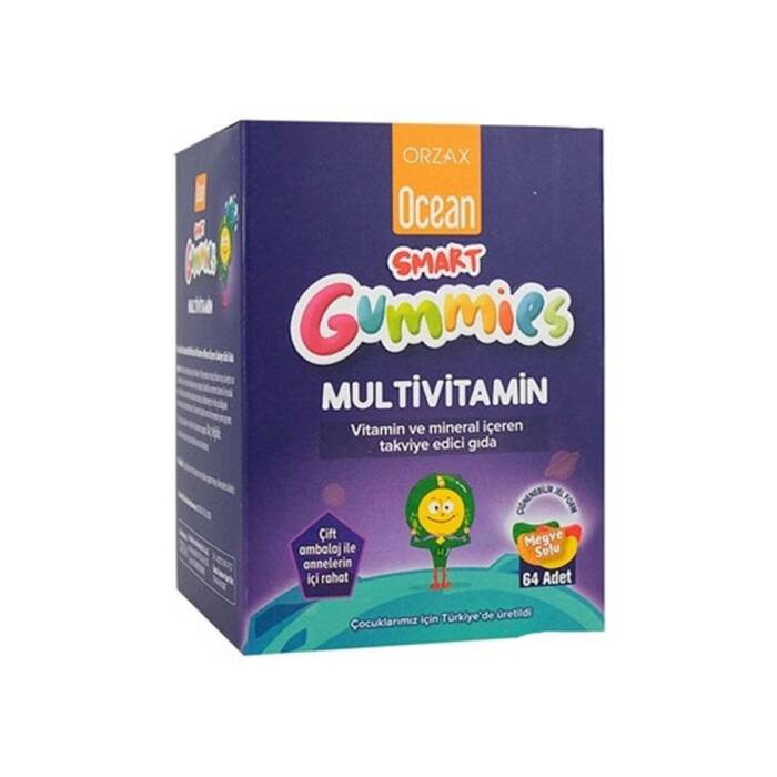 Orzax Ocean Smart Gummies Multivitamin 64 Adet Çiğneme Tableti - 1