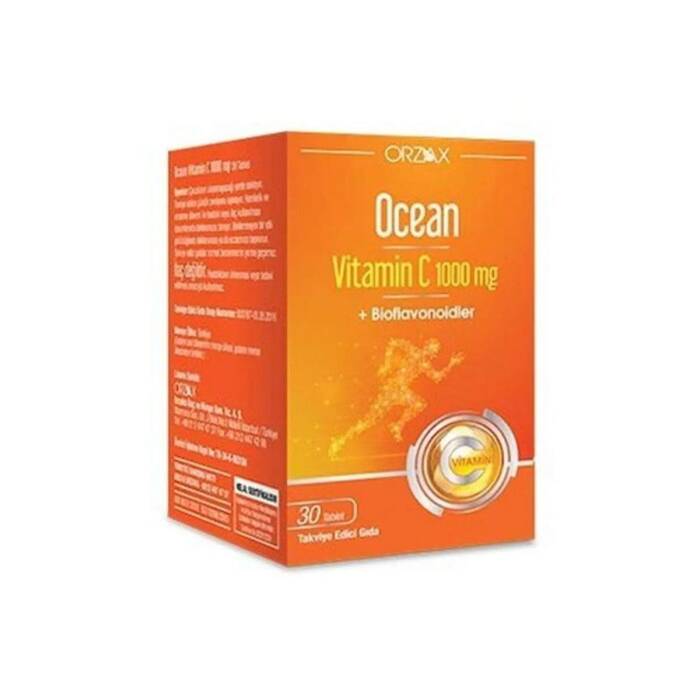 Orzax Ocean Vitamin C 1000 mg 30 Tablet - 1