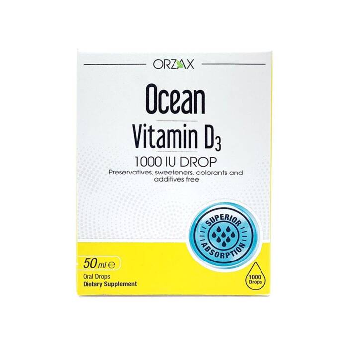 Orzax Ocean Vitamin D3 1000 IU Damla 50 ml - 1