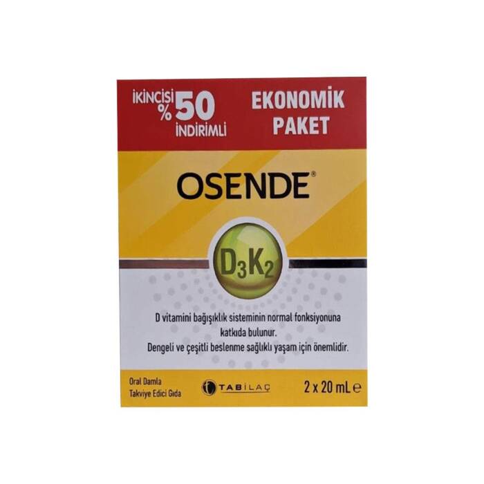 Osende D3 K2 Damla 20 ml - İkincisi %50 İndirimli - 1