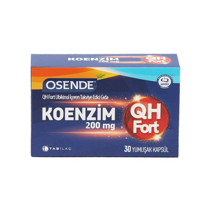 Osende Koenzim 200 mg QH Fort 30 Yumuşak Kapsül - 1