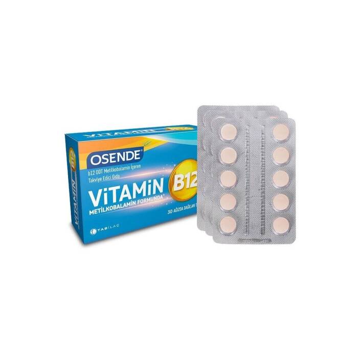 Osende Vitamin B12 30 Ağızda Dağılan Tablet - 1