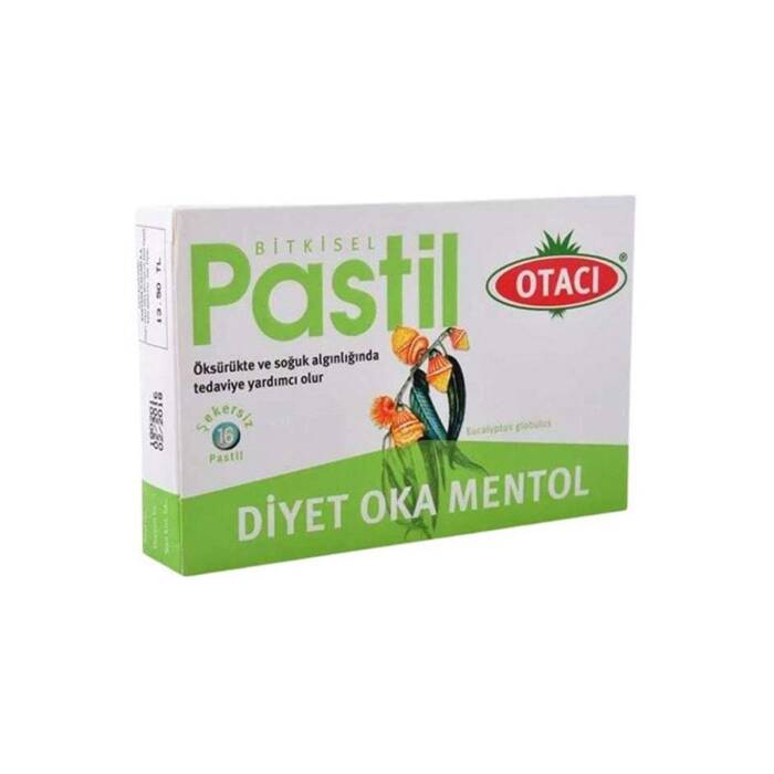 Otacı Bitkisel Diyet Pastil Oka Mentol 16 Adet - 1