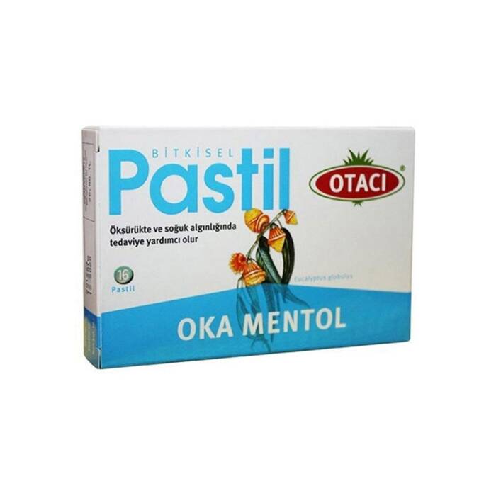 Otacı Bitkisel Pastil Oka Mentol 16 Adet - 1