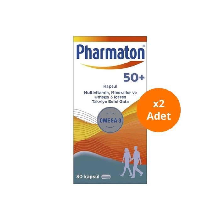 Pharmaton 50 Plus 30 Kapsül x2 Adet - 1