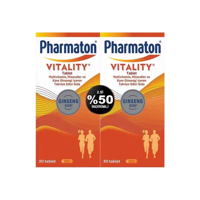 Pharmaton Vitality 30 Tablet - 2.si %50 İndirimli - 1