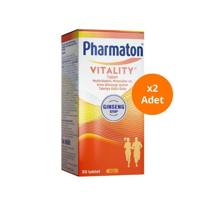 Pharmaton Vitality 30 Tablet x2 Adet - 1