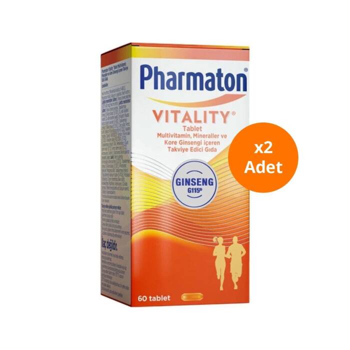 Pharmaton Vitality 60 Tablet x2 Adet - 1