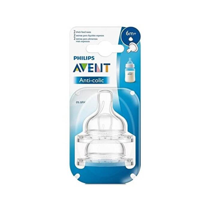 Philips Avent Antikolik Y Kesik Klasik Biberon Emziği 2'li 6 Ay+ - 1