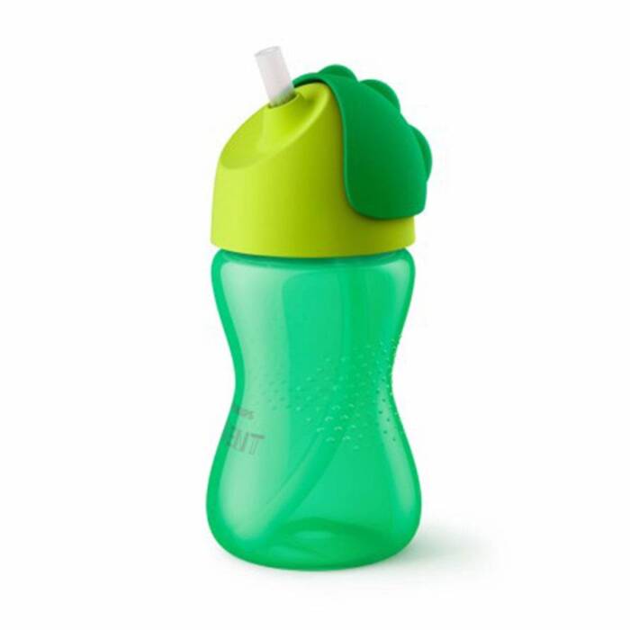 Philips Avent Desenli Pipetli Bardak 300 ml - Yeşil - 1