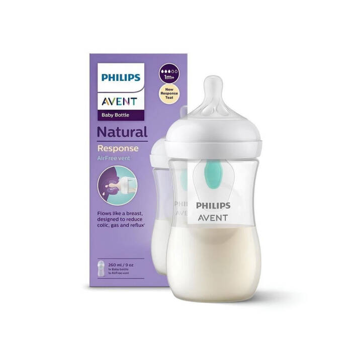 Philips Avent Natural Response Doğal Tepkili Antikolik PP Biberon 1 Ay+ 260 ml - 1