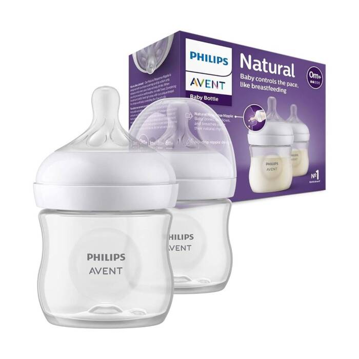 Philips Avent Natural Response PP 2'li Biberon Seti 125 ml 0 Ay+ - 1