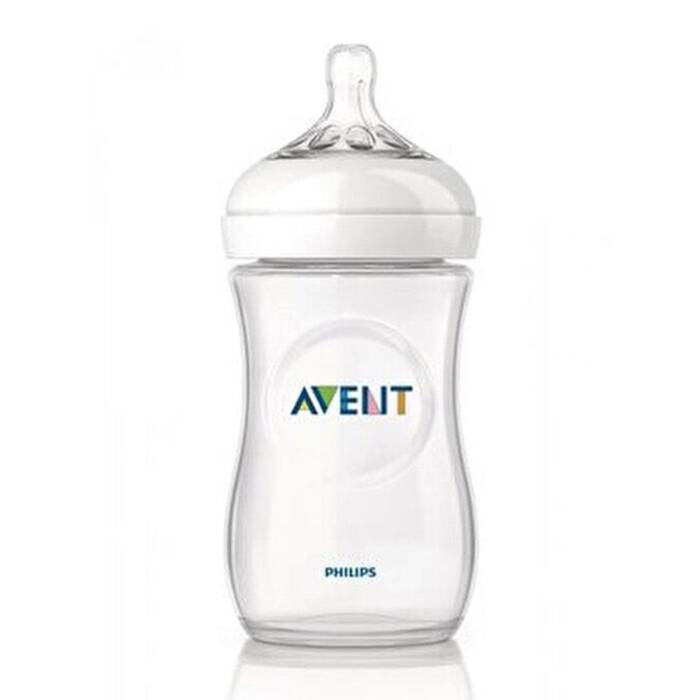 Philips Avent Natural Tekli PP Şeffaf Biberon 260 ml - 1