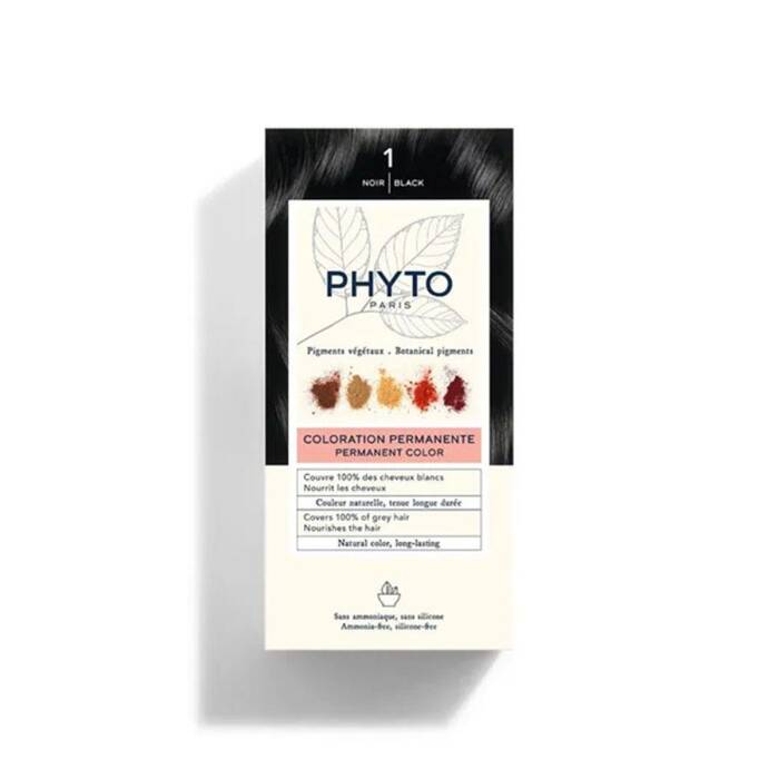 Phyto Phytocolor Bitkisel Saç Boyası 1- Siyah - 1