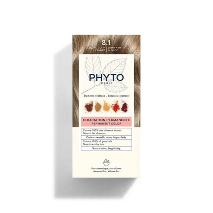 Phyto Phytocolor Bitkisel Saç Boyası 8.1- Küllü Sarı - 1