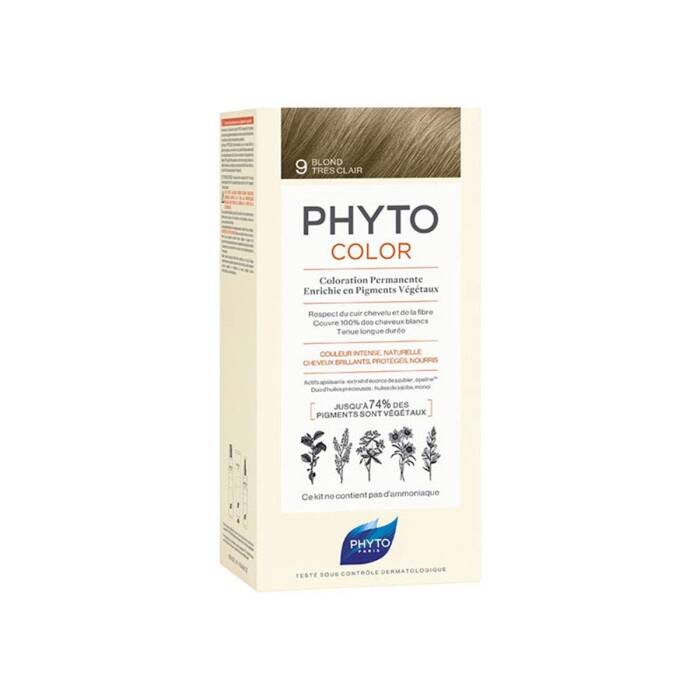 Phyto Phytocolor Bitkisel Saç Boyası 9- Açık Sarı - 1