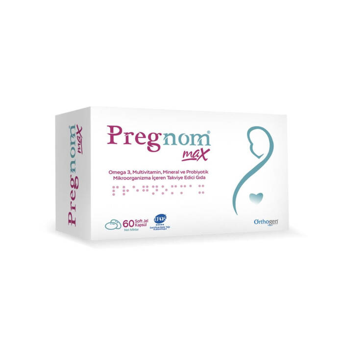 Pregnom Max 60 Yumuşak Kapsül - 1