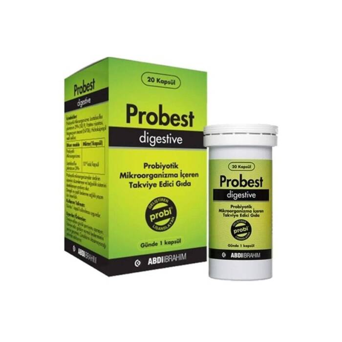 Probest Digestive Probiyotik Takviye Edici Gıda 20 Kapsül - 1