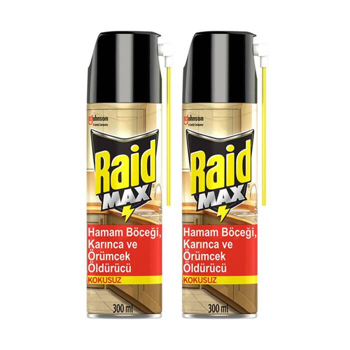 Raid Böceksavar Max 300 ml x 2 Adet - 1