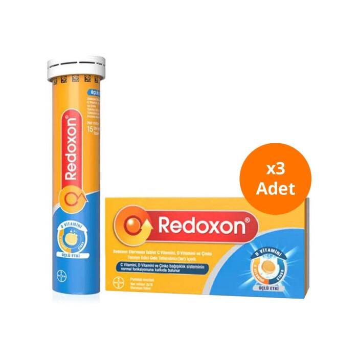 Redoxon Üçlü Etki 30 Efervesan Tablet x3 Adet - 1