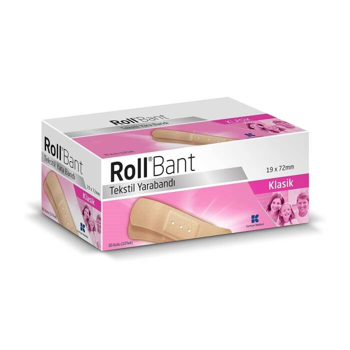 Roll Bant Tekstil Yarabandı 30 Kutu 10'luk - 1