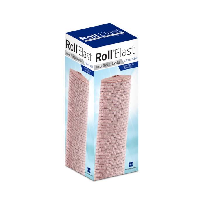 Roll Elast Bandaj Ten Rengi 12cm x 3,5m - 1