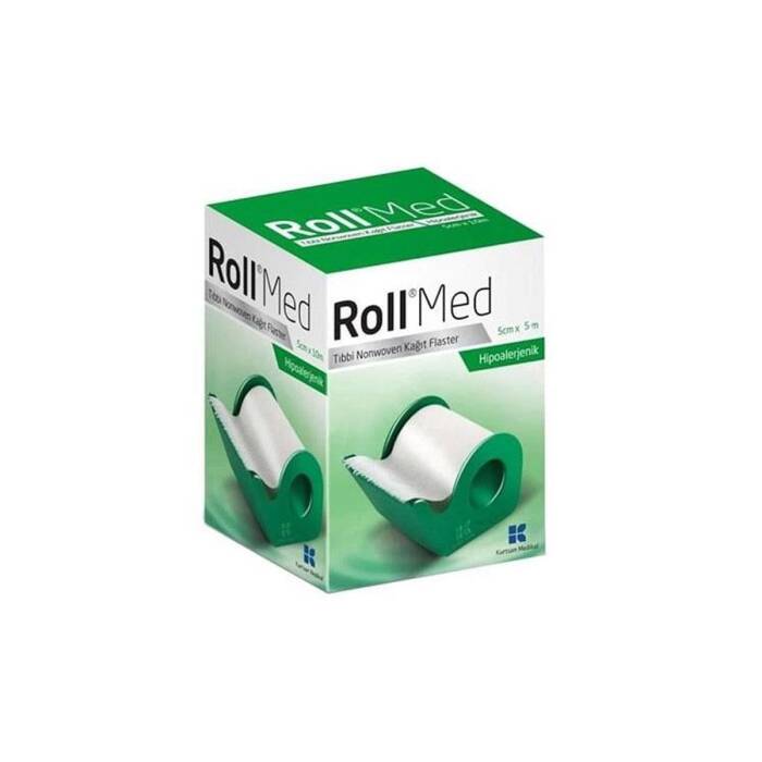 Roll Med Tıbbi Nonwoven Kağıt Flaster 5 cm x 5 m - 1