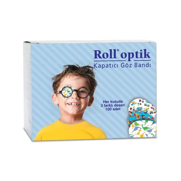 Roll Optik Kapatıcı Göz Bandı Erkek 100 Adet - 1