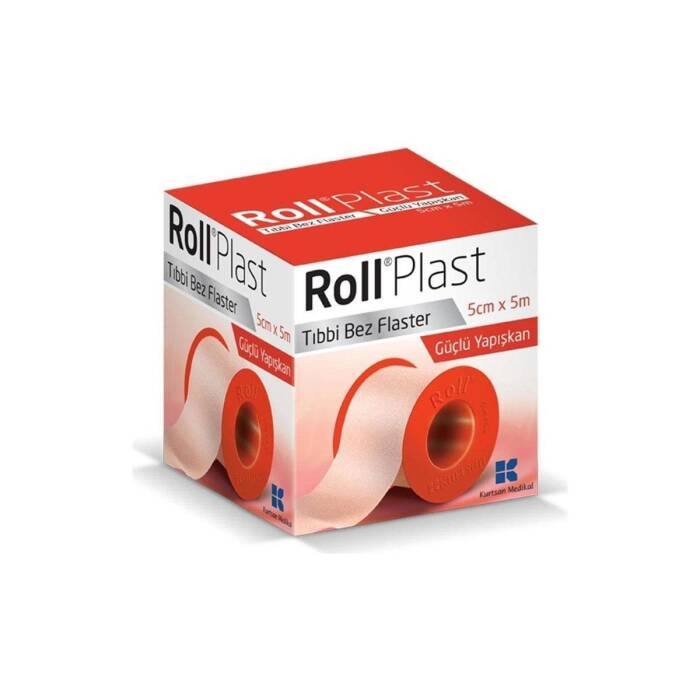 Roll Plast Tıbbi Bez Flaster 5 cm x 5 m - 1