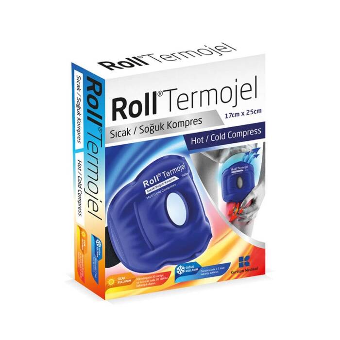 Roll Termojel Diz Bölgesi İçin Sıcak-Soğuk Kompres 17 cm x 25 cm - 1