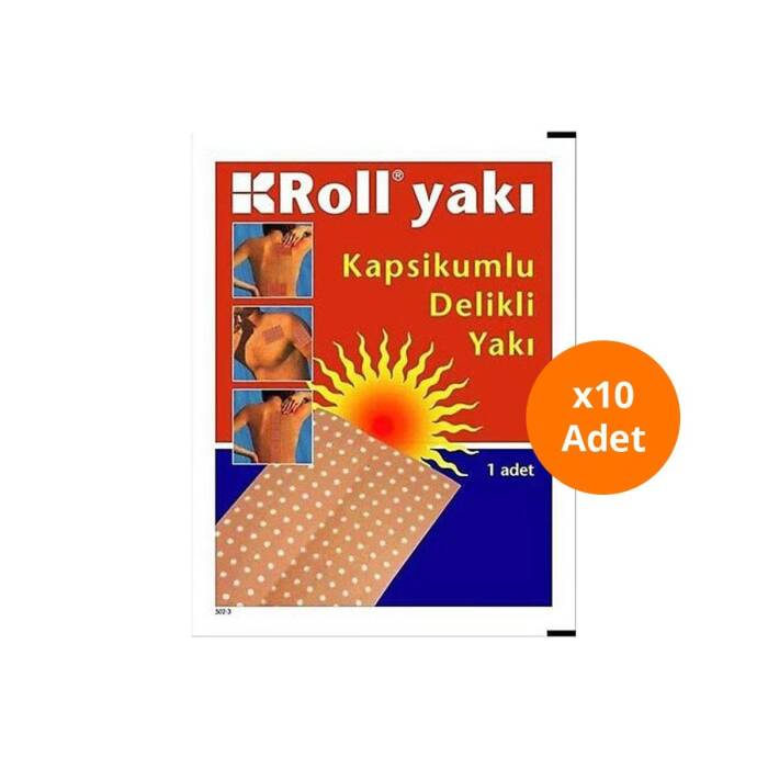 Roll Yakı Kapsikumlu Delikli Yakı x10 Adet - 1