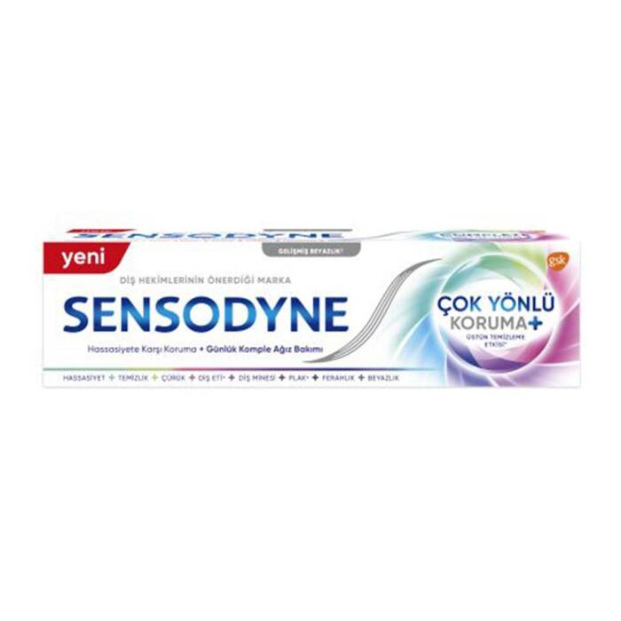 Sensodyne Çok Yönlü Koruma Gelişmiş Beyazlık Diş Macunu 75 ml - 1